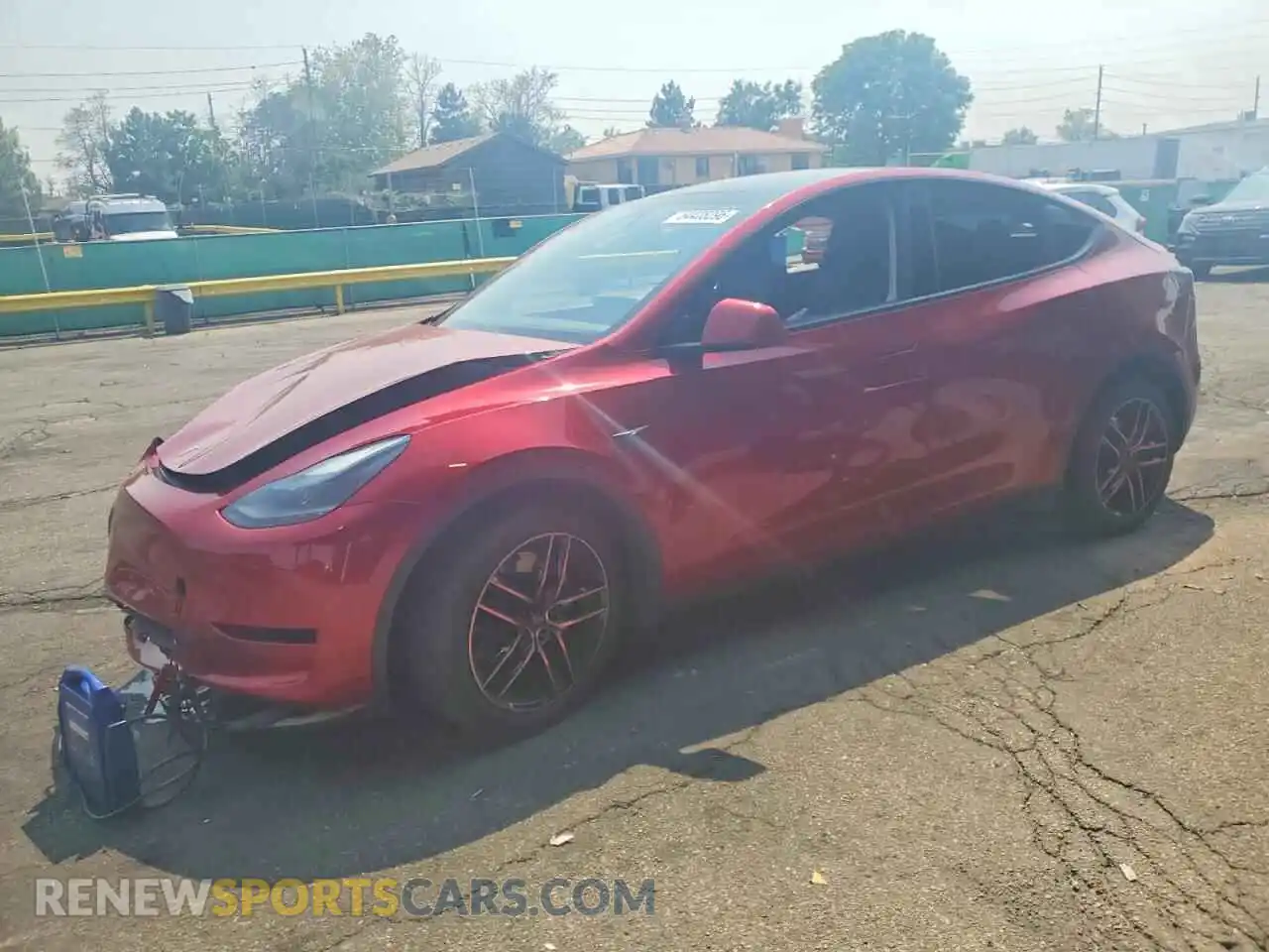 1 Photograph of a damaged car 7SAYGDEE0RF065930 TESLA MODEL Y 2024