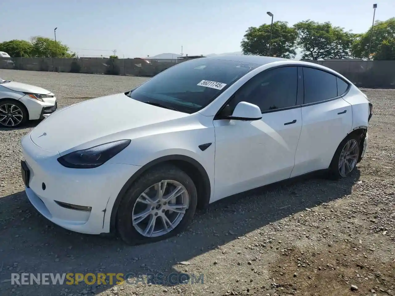 1 Photograph of a damaged car 7SAYGDEE0RF069041 TESLA MODEL Y 2024
