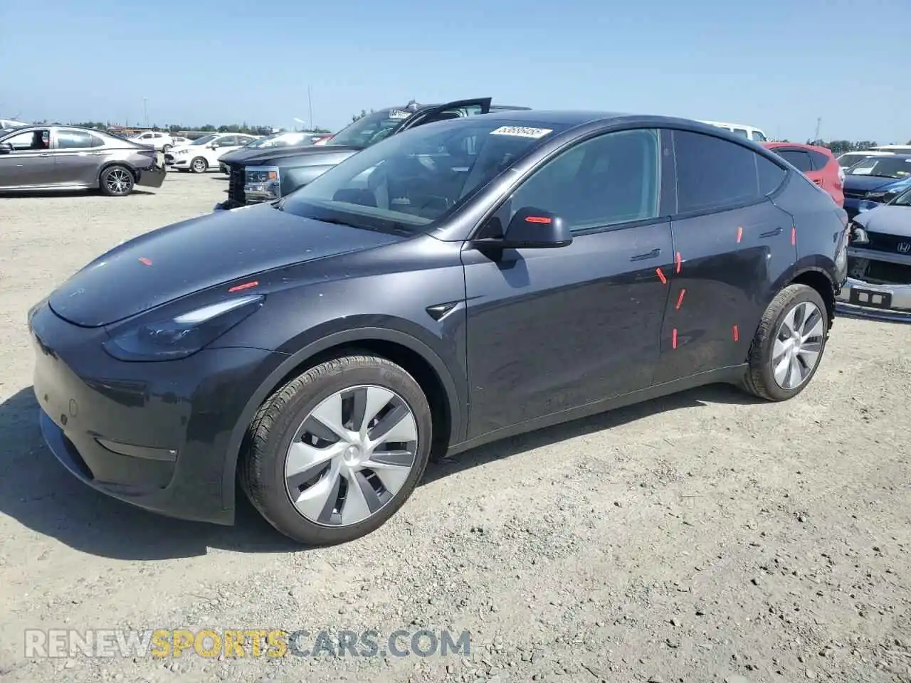 1 Photograph of a damaged car 7SAYGDEE0RF075700 TESLA MODEL Y 2024