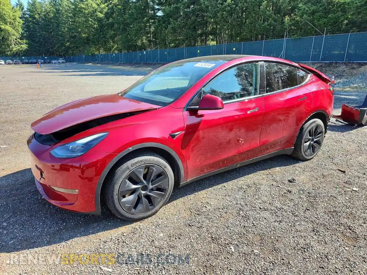 1 Photograph of a damaged car 7SAYGDEE0RF114401 TESLA MODEL Y 2024