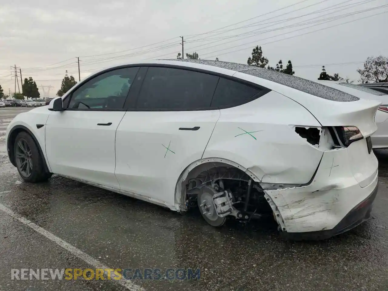 2 Photograph of a damaged car 7SAYGDEE0RF178289 TESLA MODEL Y 2024