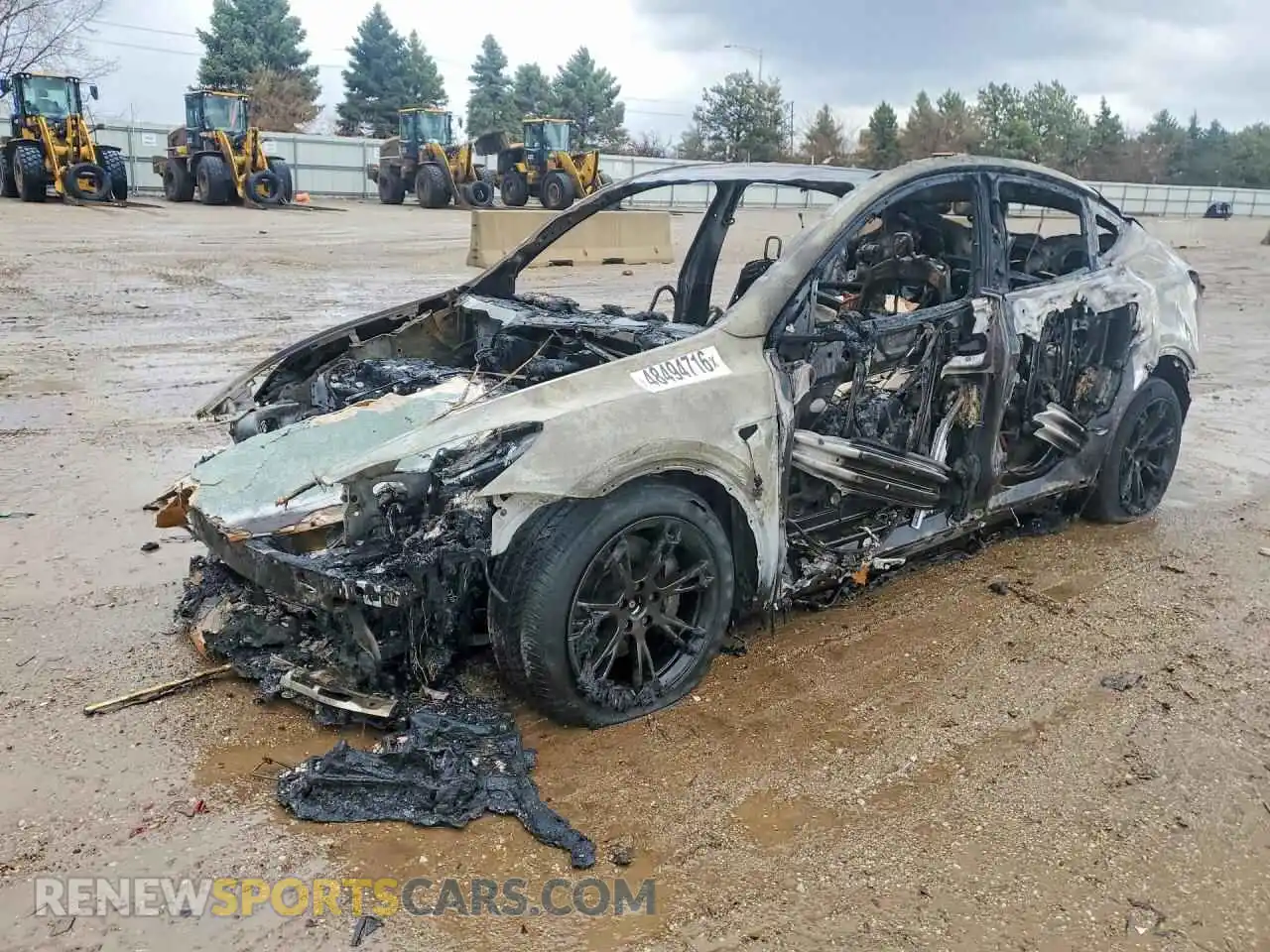 1 Фотография поврежденного автомобиля 7SAYGDEE0RF186084 TESLA MODEL Y 2024