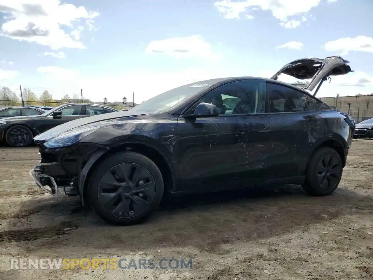 1 Photograph of a damaged car 7SAYGDEE0RF202381 TESLA MODEL Y 2024
