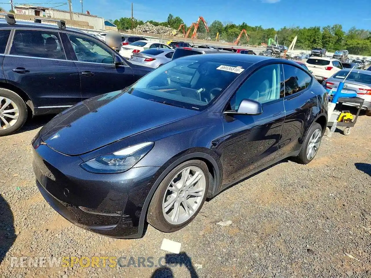 1 Фотография поврежденного автомобиля 7SAYGDEE0RF988358 TESLA MODEL Y 2024