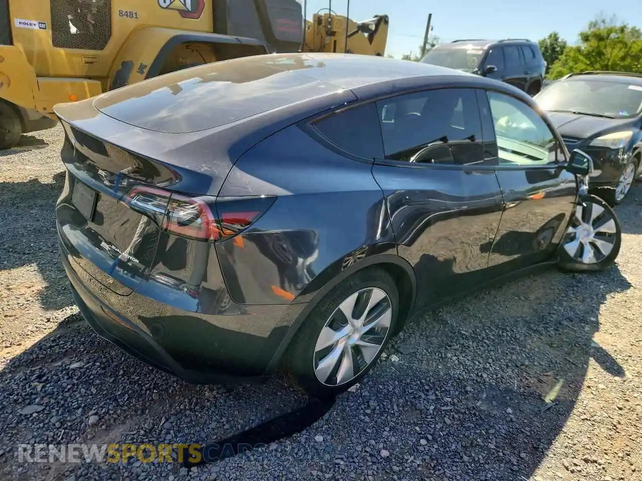 3 Фотография поврежденного автомобиля 7SAYGDEE0RF988358 TESLA MODEL Y 2024
