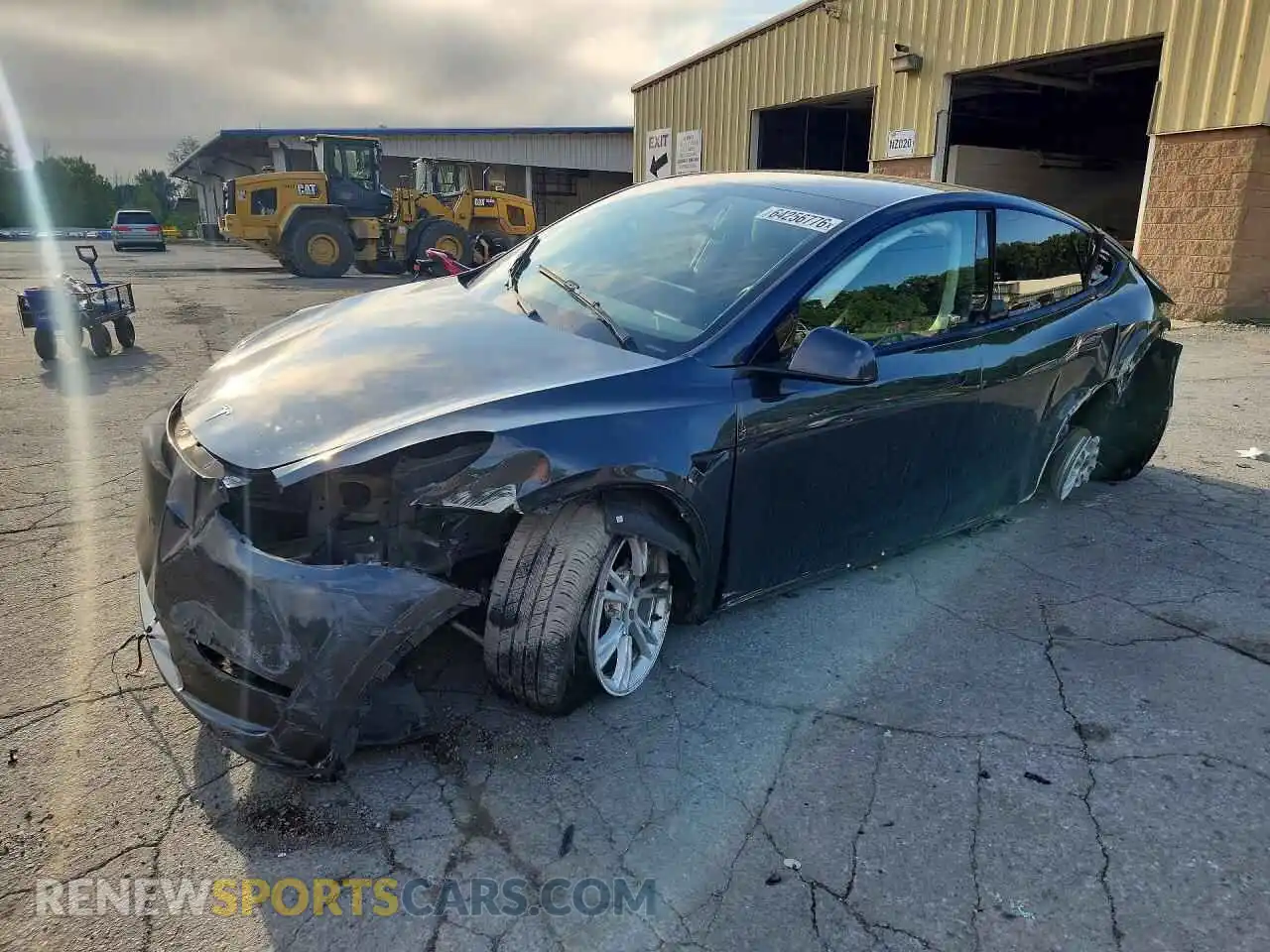 1 Фотография поврежденного автомобиля 7SAYGDEE0RF995133 TESLA MODEL Y 2024