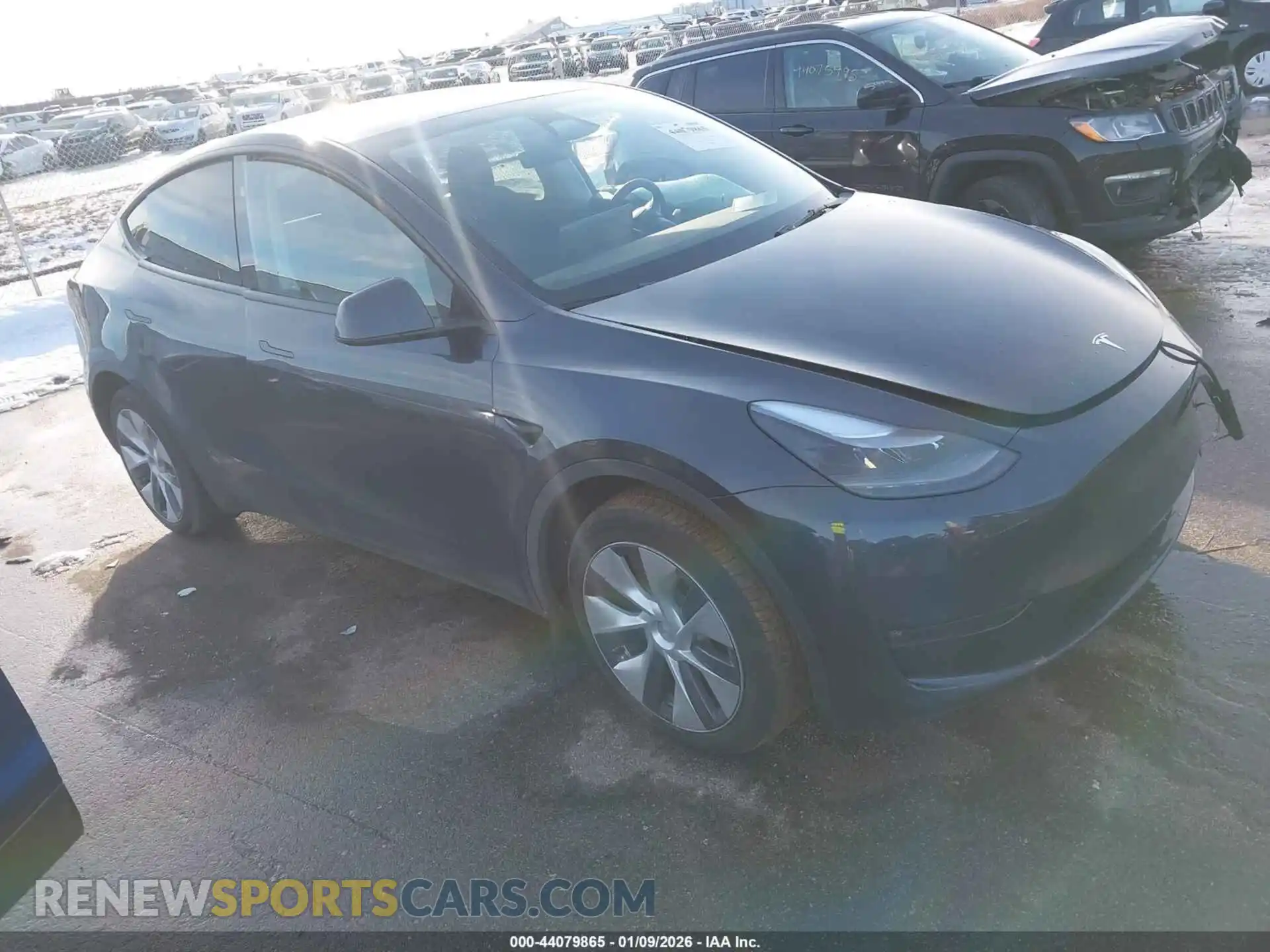 1 Photograph of a damaged car 7SAYGDEE1RA226024 TESLA MODEL Y 2024