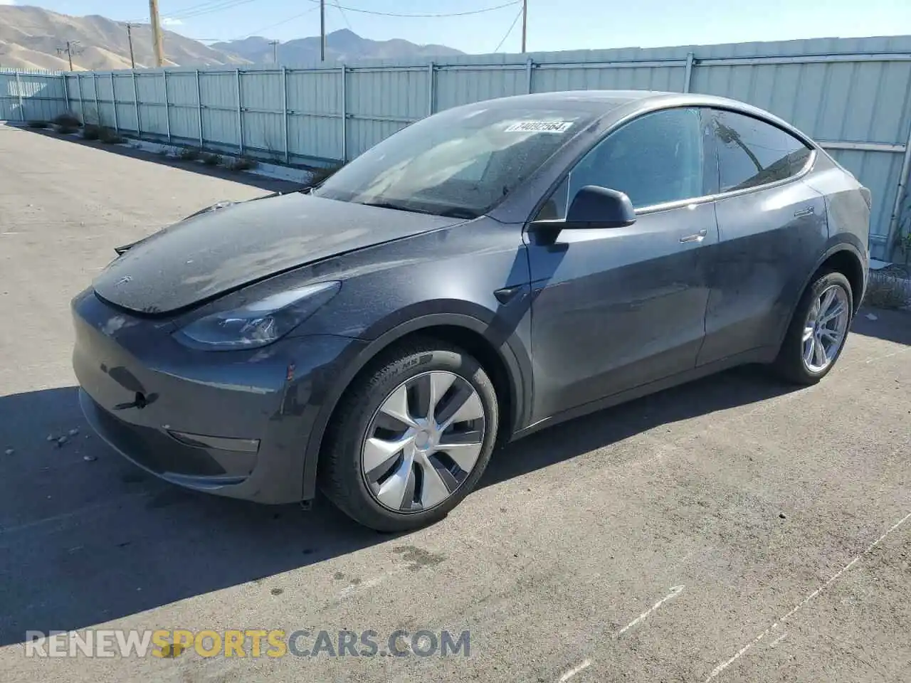 1 Photograph of a damaged car 7SAYGDEE1RA241977 TESLA MODEL Y 2024