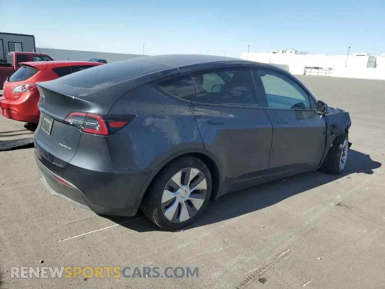 3 Photograph of a damaged car 7SAYGDEE1RA241977 TESLA MODEL Y 2024