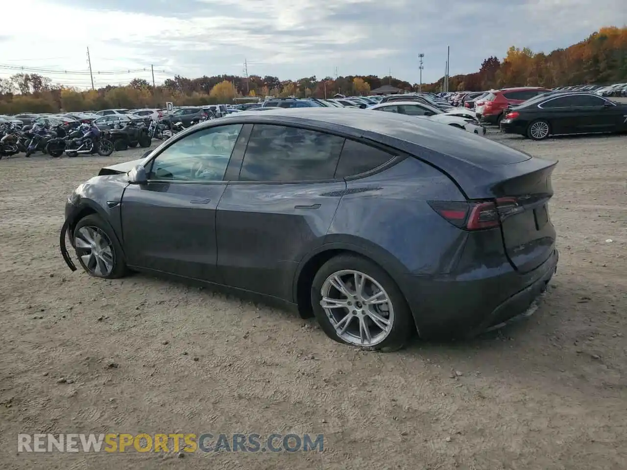 2 Photograph of a damaged car 7SAYGDEE1RA253742 TESLA MODEL Y 2024