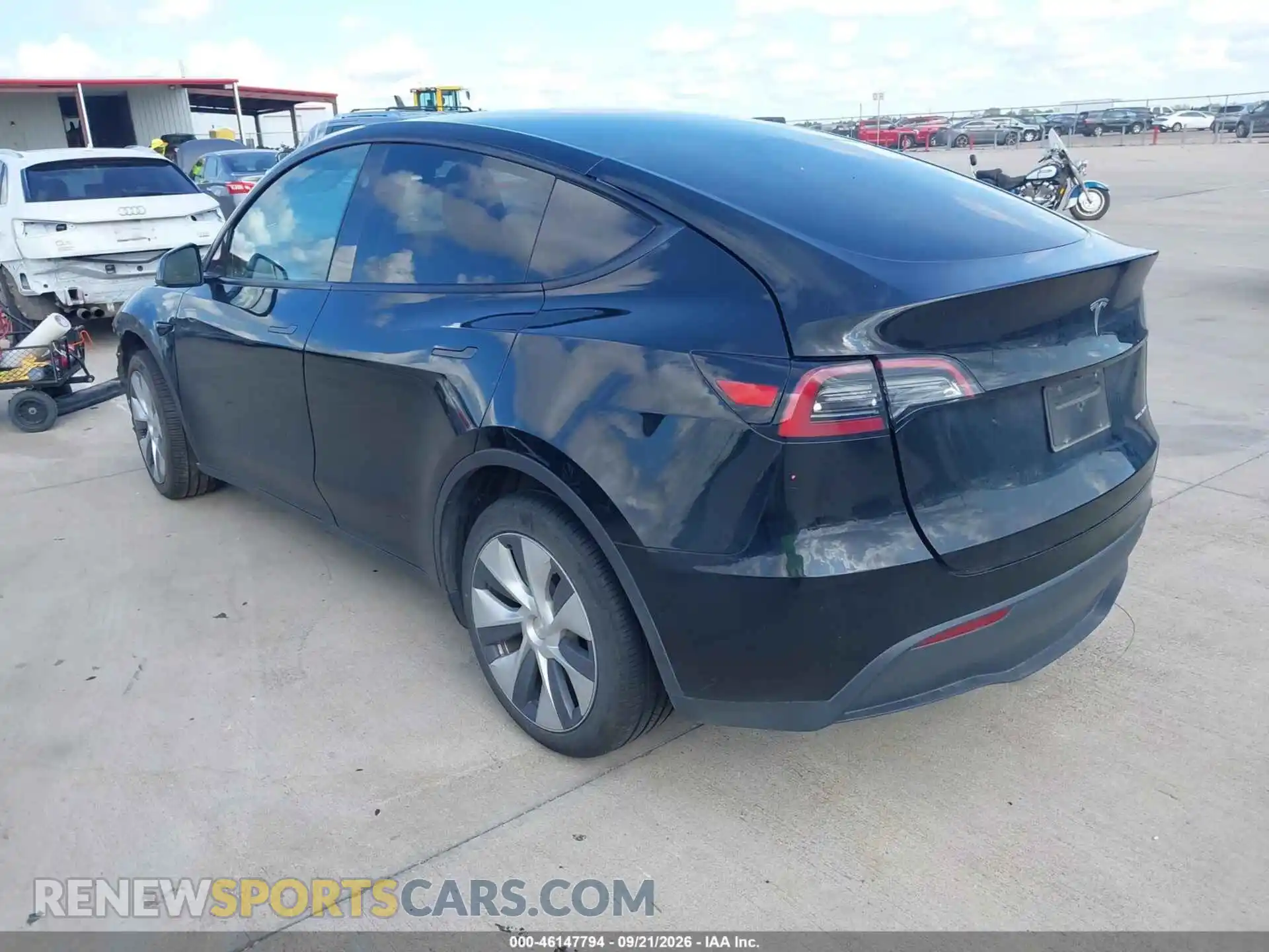 3 fotografías del automóvil dañado 7SAYGDEE1RA253823 TESLA MODEL Y 2024