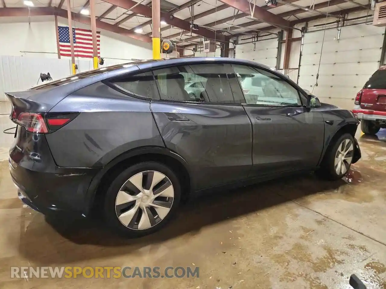 3 Photograph of a damaged car 7SAYGDEE1RA254017 TESLA MODEL Y 2024