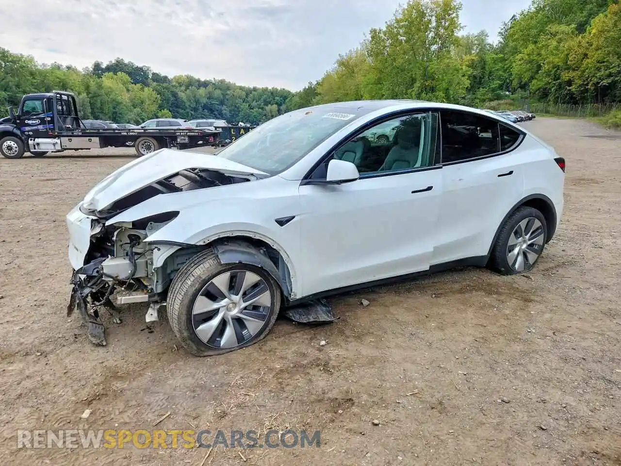 1 fotografías del automóvil dañado 7SAYGDEE1RA259976 TESLA MODEL Y 2024
