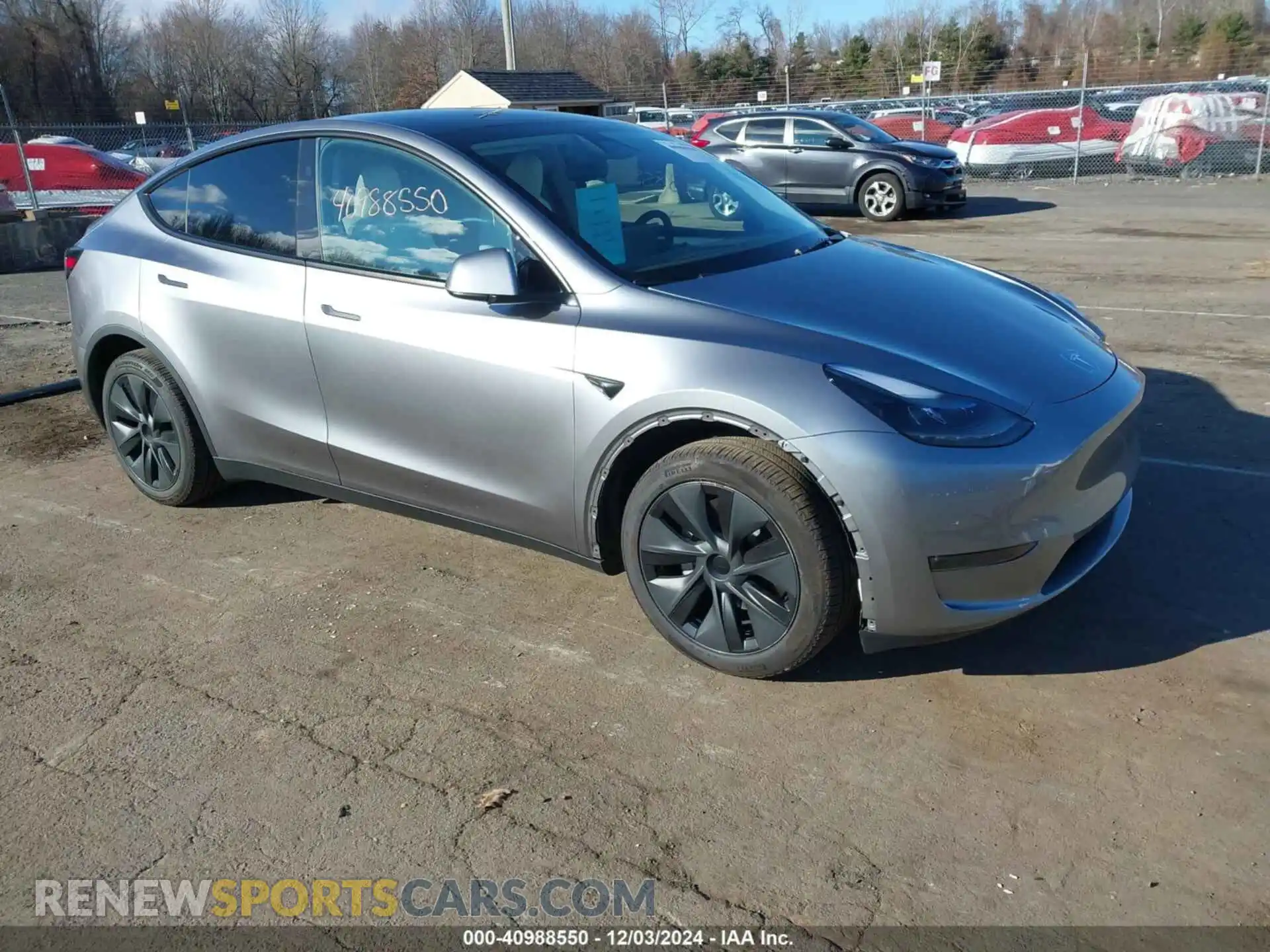 1 Photograph of a damaged car 7SAYGDEE1RA293948 TESLA MODEL Y 2024