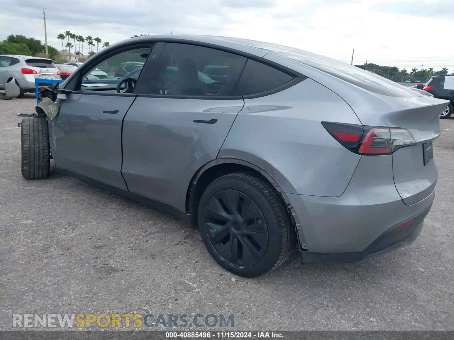 3 Photograph of a damaged car 7SAYGDEE1RA309162 TESLA MODEL Y 2024