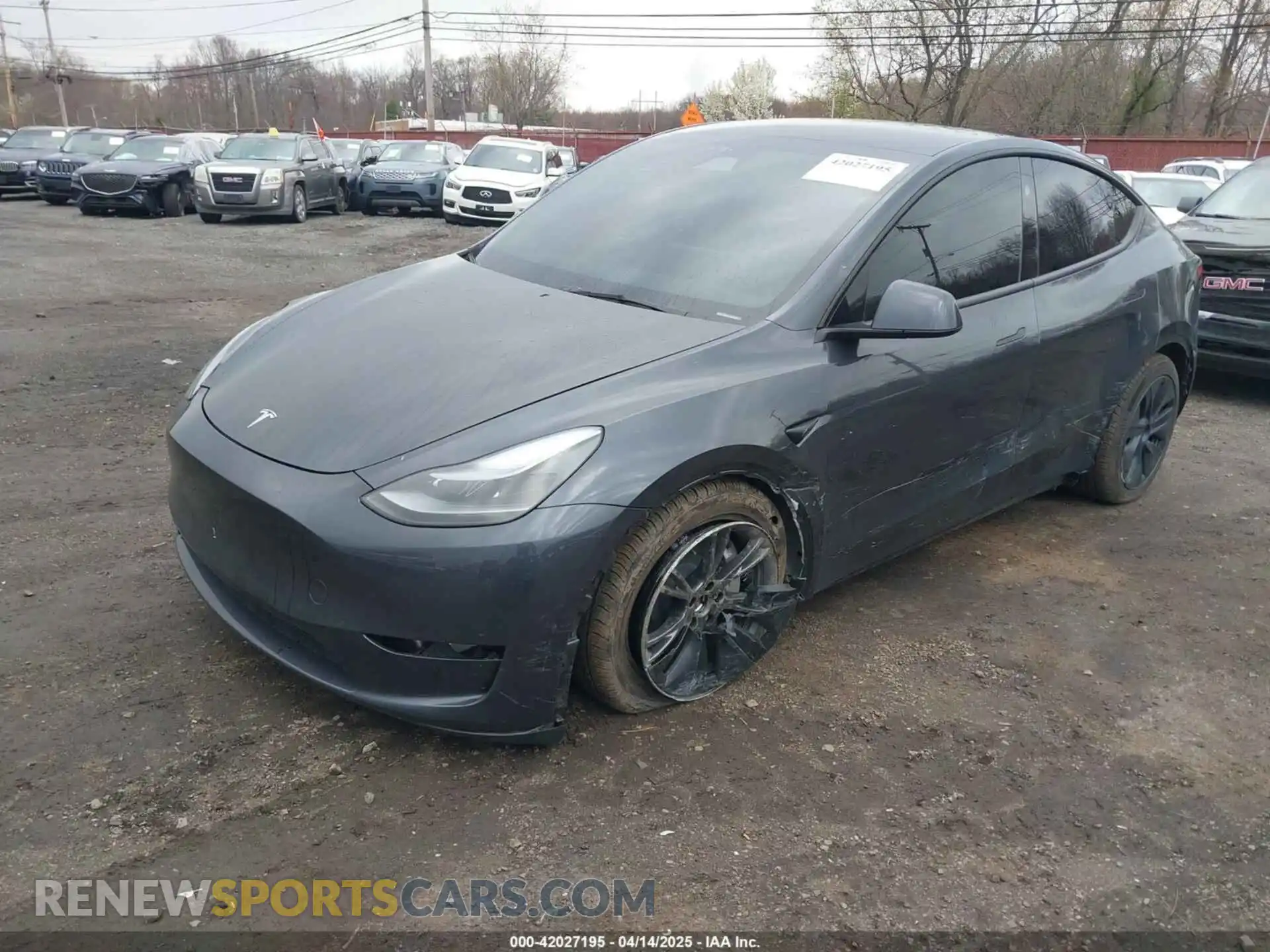 2 Photograph of a damaged car 7SAYGDEE1RA323921 TESLA MODEL Y 2024