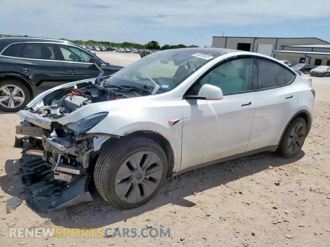 1 Photograph of a damaged car 7SAYGDEE1RA332182 TESLA MODEL Y 2024