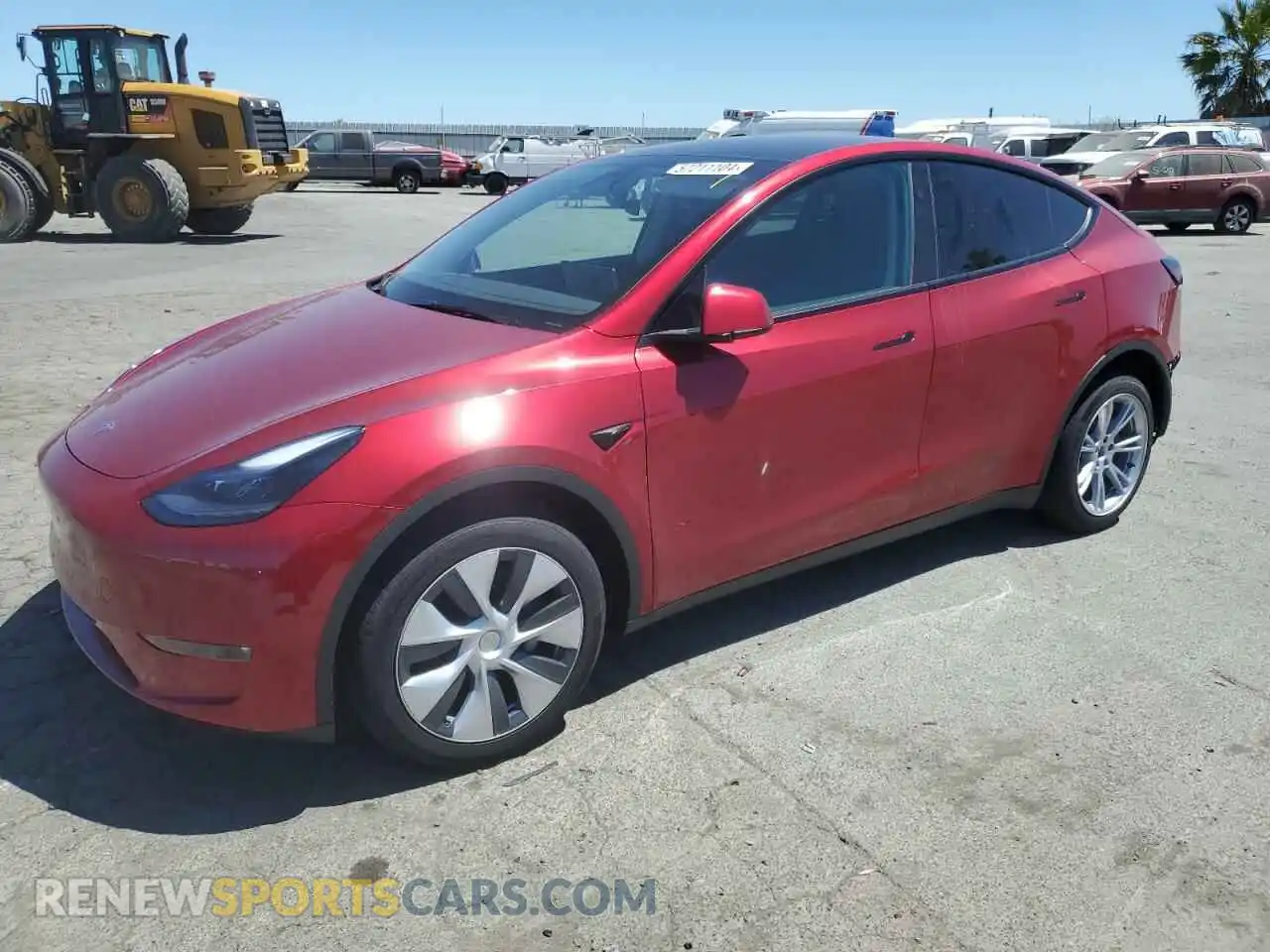1 Photograph of a damaged car 7SAYGDEE1RF031902 TESLA MODEL Y 2024
