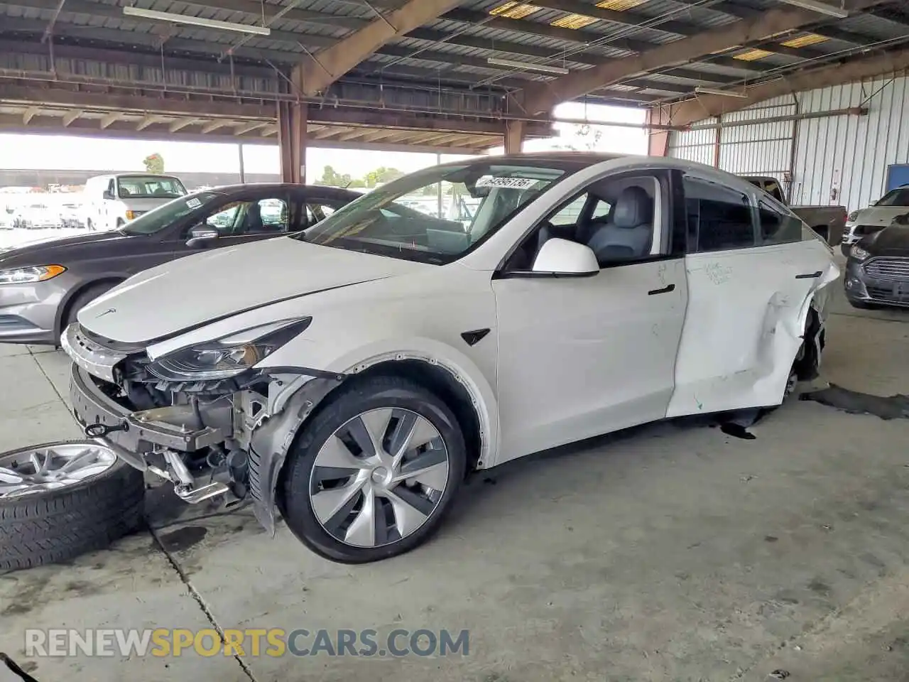 1 fotografías del automóvil dañado 7SAYGDEE1RF054192 TESLA MODEL Y 2024
