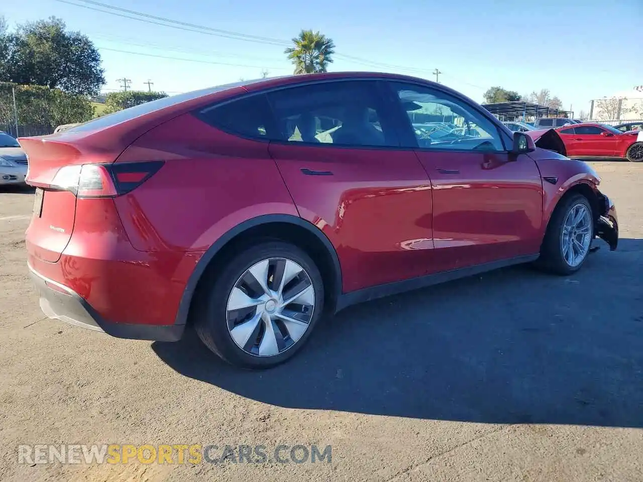 3 Photograph of a damaged car 7SAYGDEE1RF069551 TESLA MODEL Y 2024