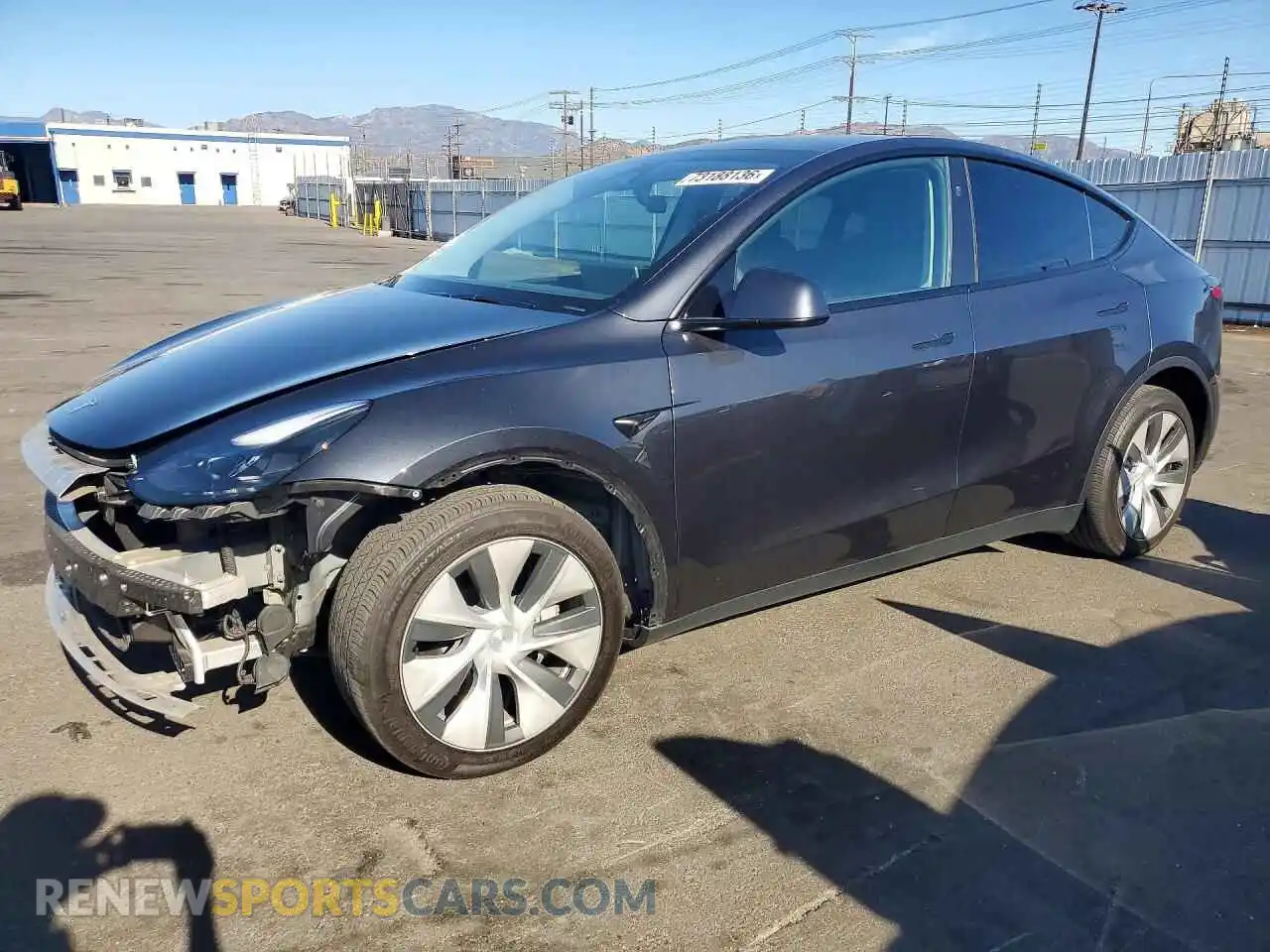 1 Photograph of a damaged car 7SAYGDEE1RF070960 TESLA MODEL Y 2024