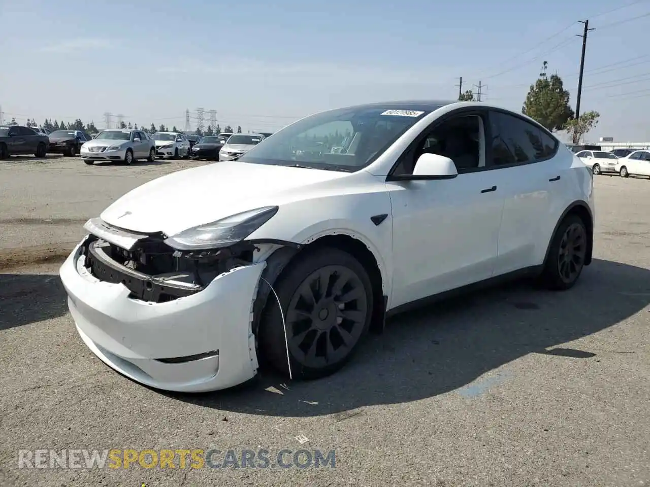 1 Photograph of a damaged car 7SAYGDEE1RF124922 TESLA MODEL Y 2024