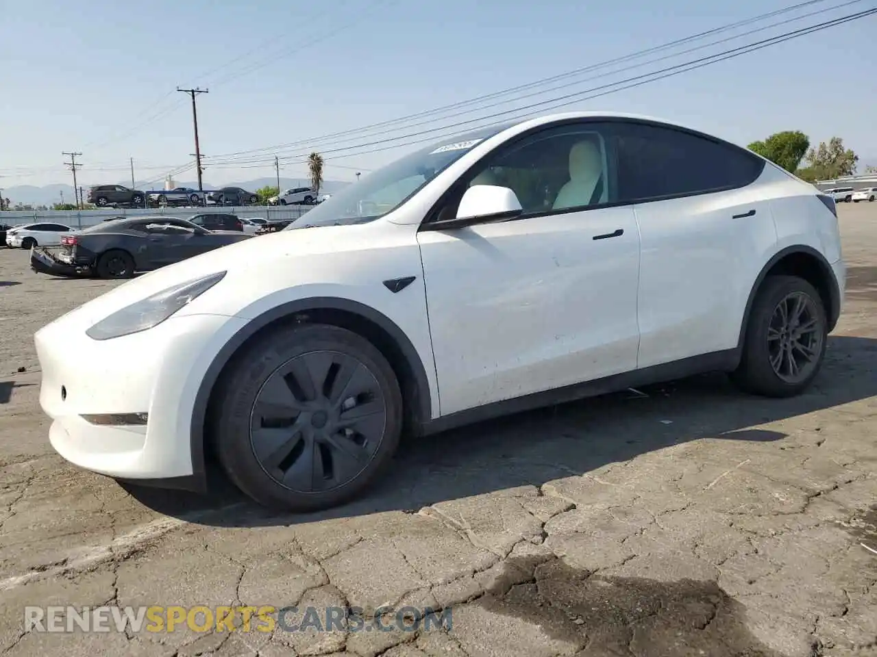 1 Photograph of a damaged car 7SAYGDEE1RF126959 TESLA MODEL Y 2024