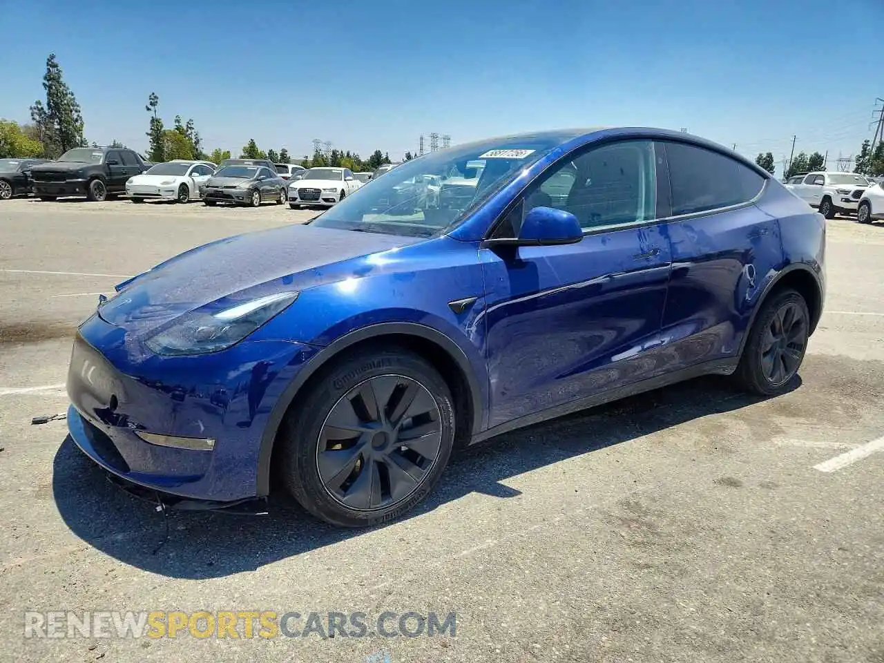 1 fotografías del automóvil dañado 7SAYGDEE1RF131241 TESLA MODEL Y 2024