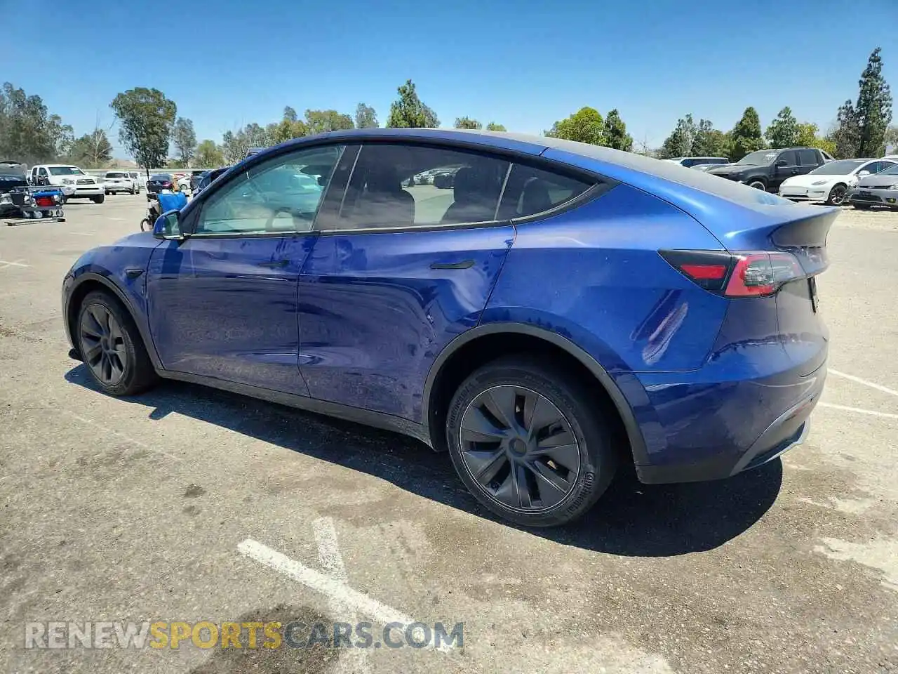 2 fotografías del automóvil dañado 7SAYGDEE1RF131241 TESLA MODEL Y 2024