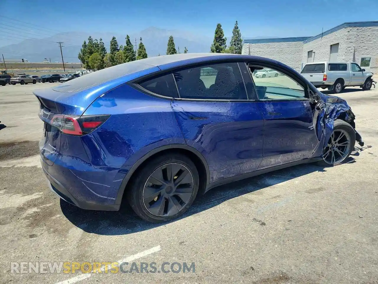 3 fotografías del automóvil dañado 7SAYGDEE1RF131241 TESLA MODEL Y 2024