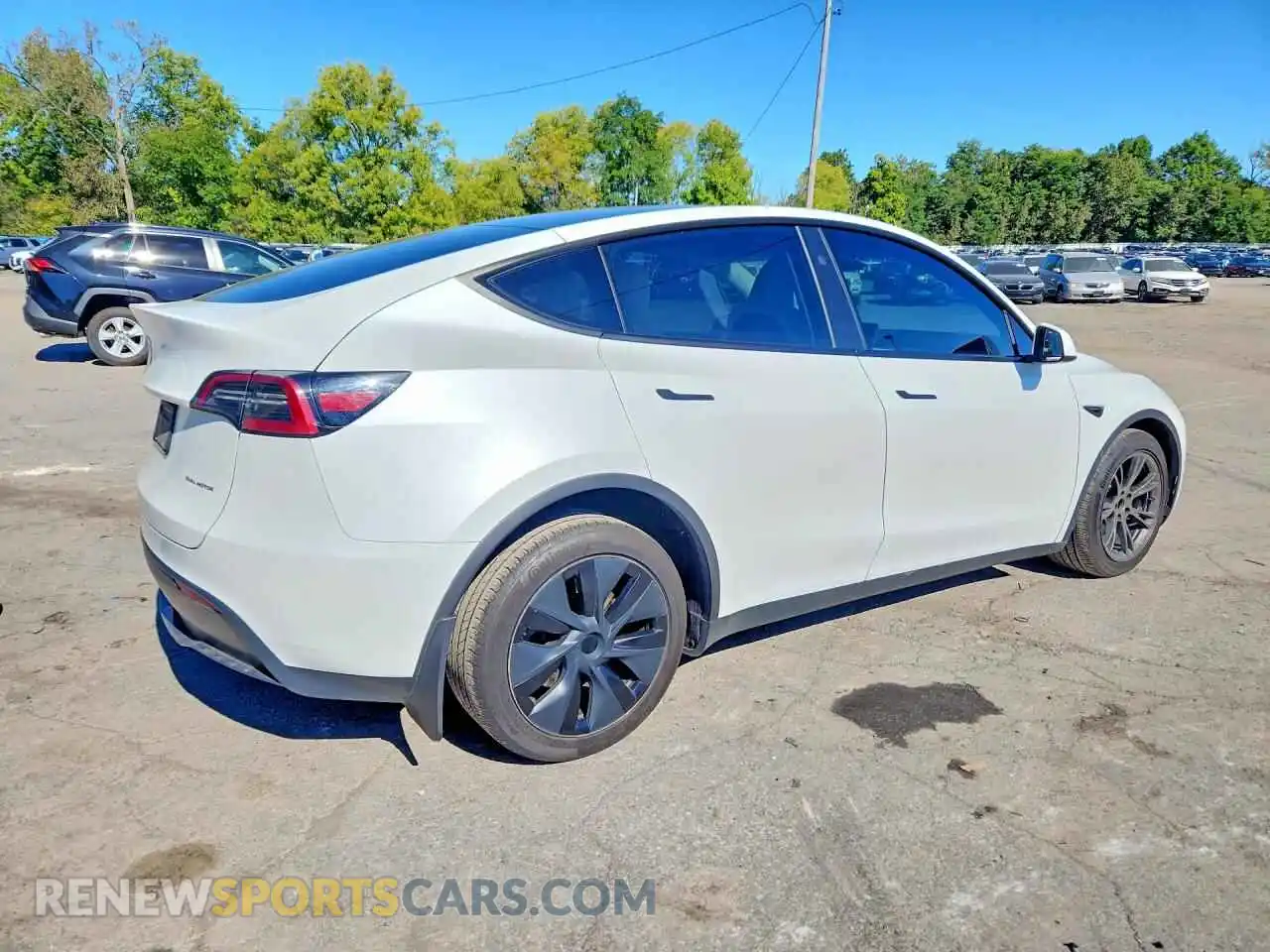 3 fotografías del automóvil dañado 7SAYGDEE1RF202731 TESLA MODEL Y 2024