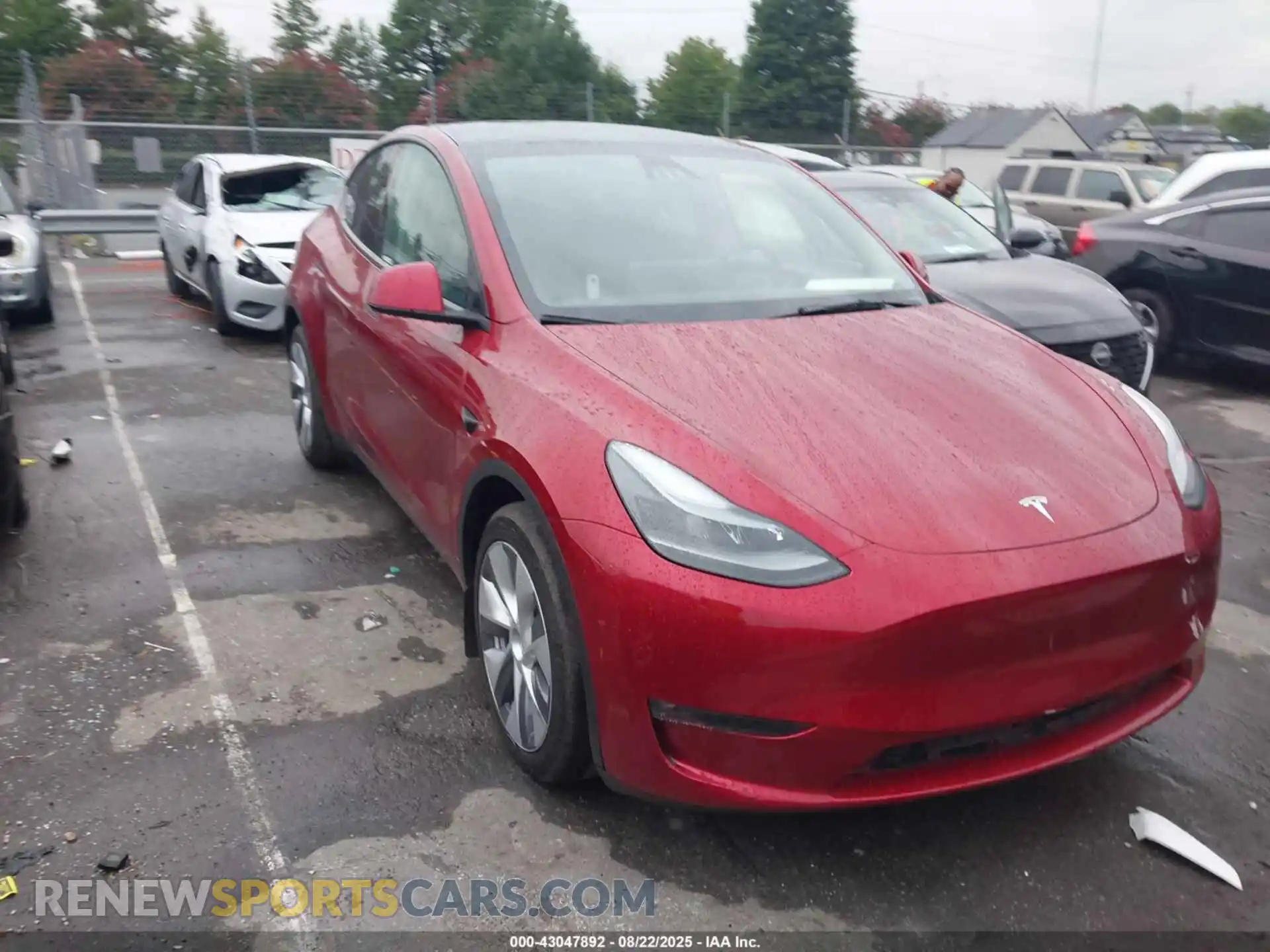 1 Photograph of a damaged car 7SAYGDEE1RF988367 TESLA MODEL Y 2024