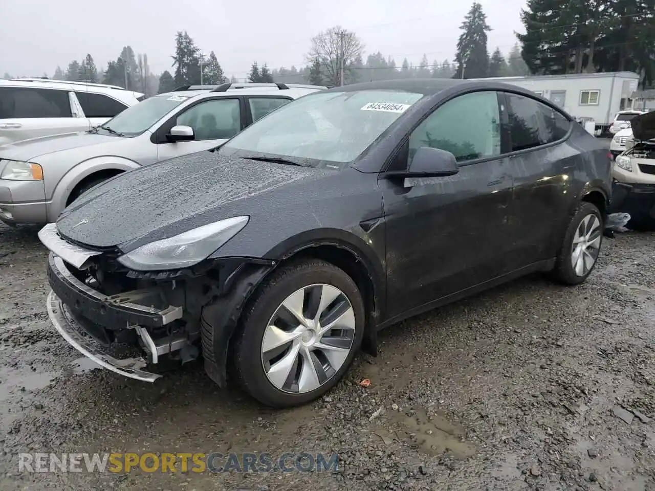 1 Photograph of a damaged car 7SAYGDEE1RF993262 TESLA MODEL Y 2024