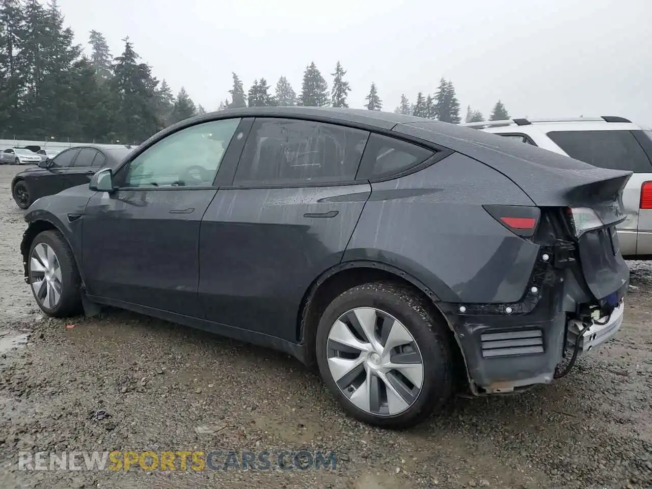 2 Photograph of a damaged car 7SAYGDEE1RF993262 TESLA MODEL Y 2024