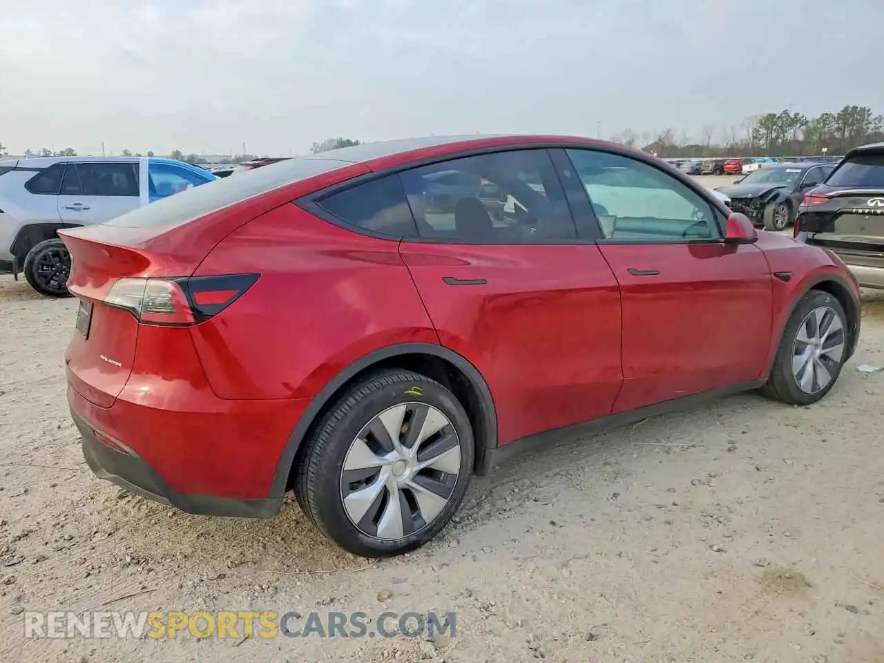 3 Photograph of a damaged car 7SAYGDEE2RA225271 TESLA MODEL Y 2024