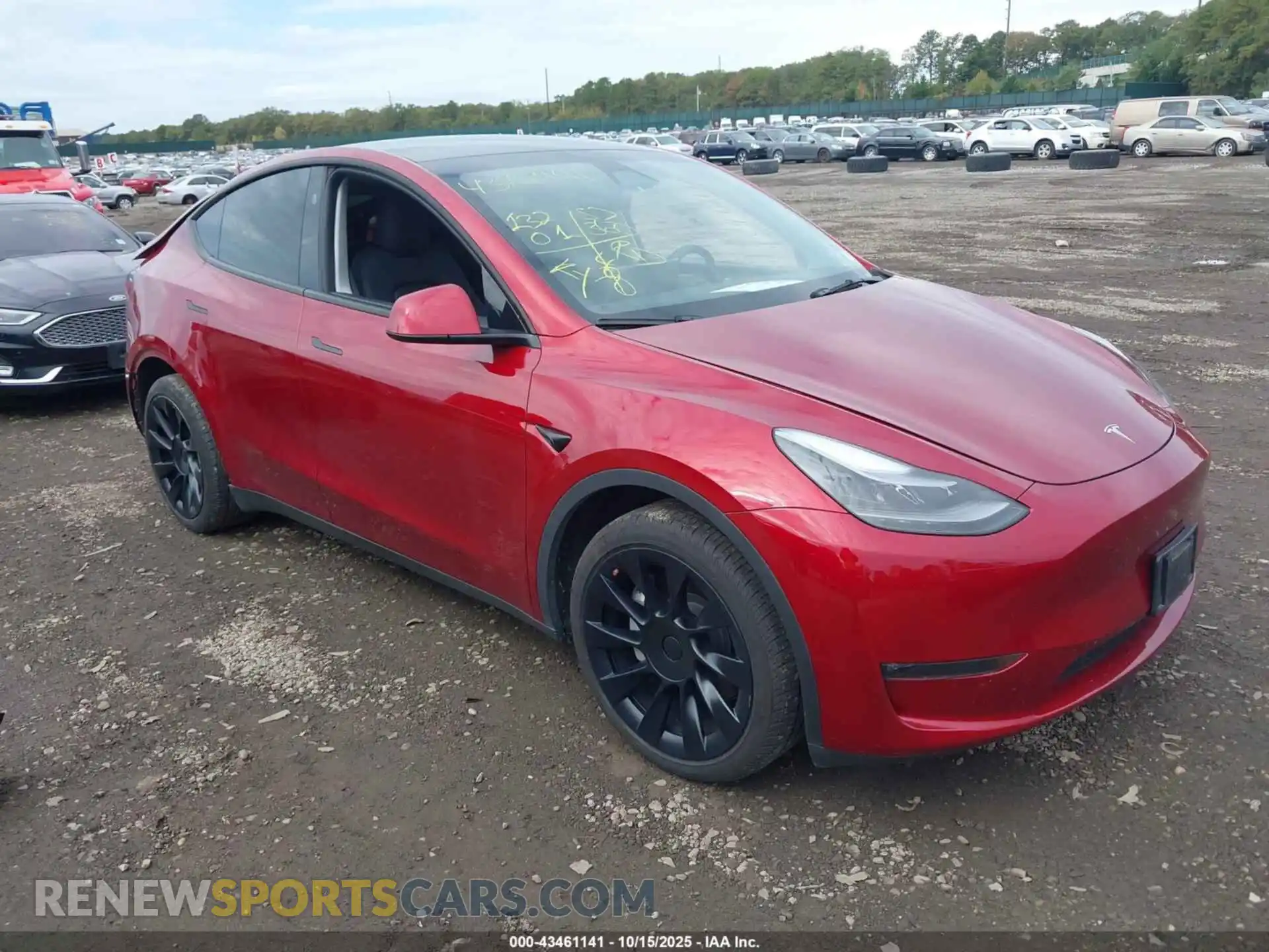1 Photograph of a damaged car 7SAYGDEE2RA226419 TESLA MODEL Y 2024