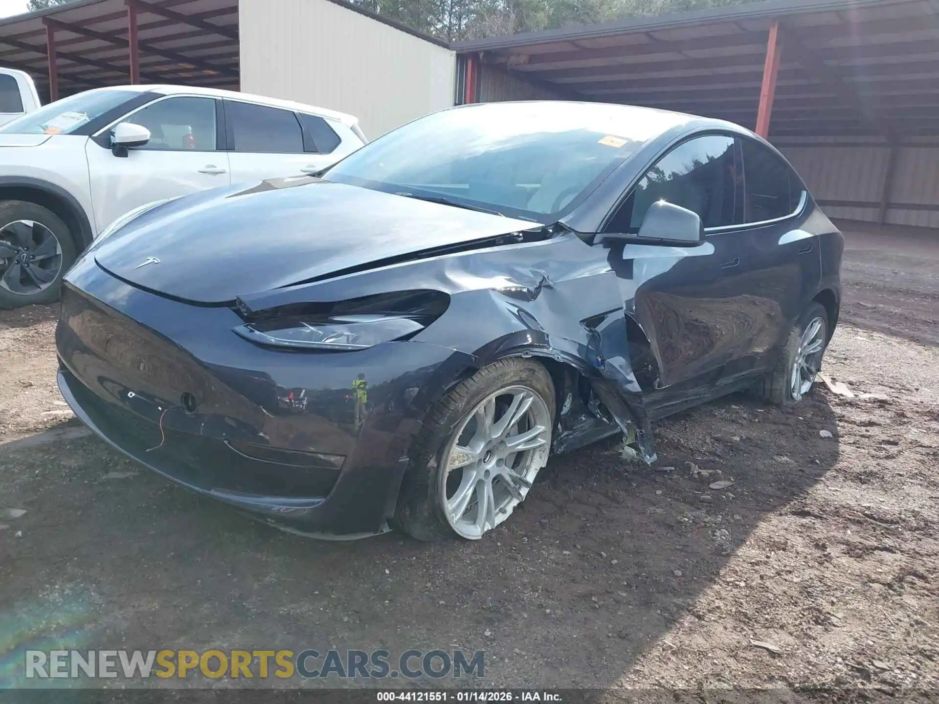 2 Photograph of a damaged car 7SAYGDEE2RA232074 TESLA MODEL Y 2024