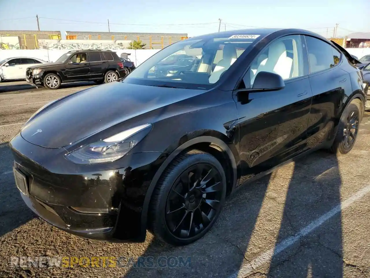 1 Photograph of a damaged car 7SAYGDEE2RA234827 TESLA MODEL Y 2024