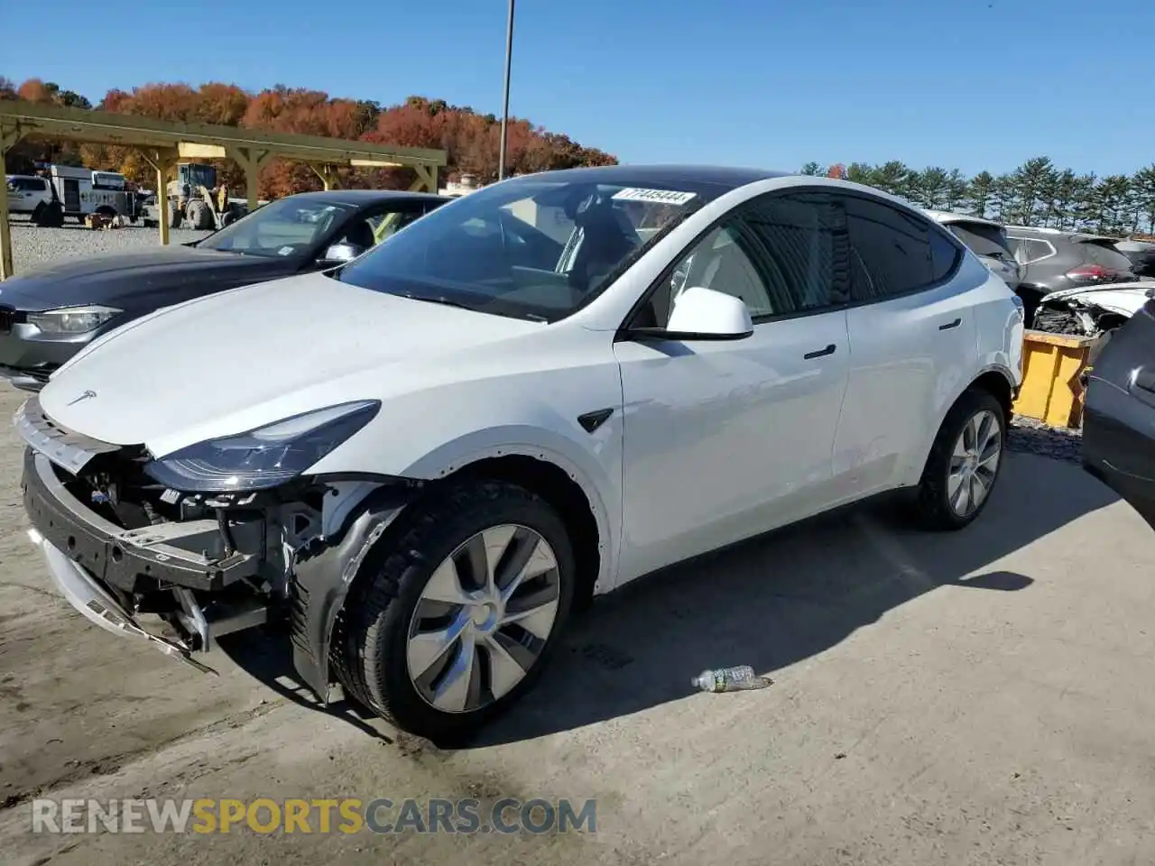 1 Photograph of a damaged car 7SAYGDEE2RA270940 TESLA MODEL Y 2024