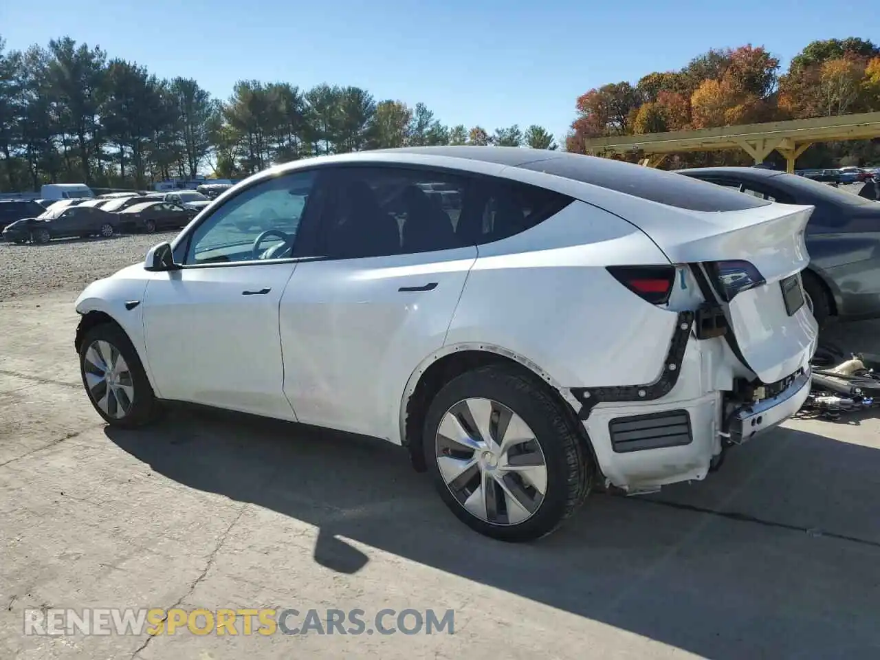 2 Photograph of a damaged car 7SAYGDEE2RA270940 TESLA MODEL Y 2024