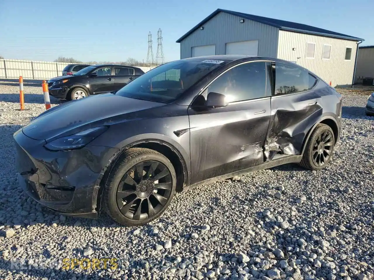 1 Photograph of a damaged car 7SAYGDEE2RA274700 TESLA MODEL Y 2024
