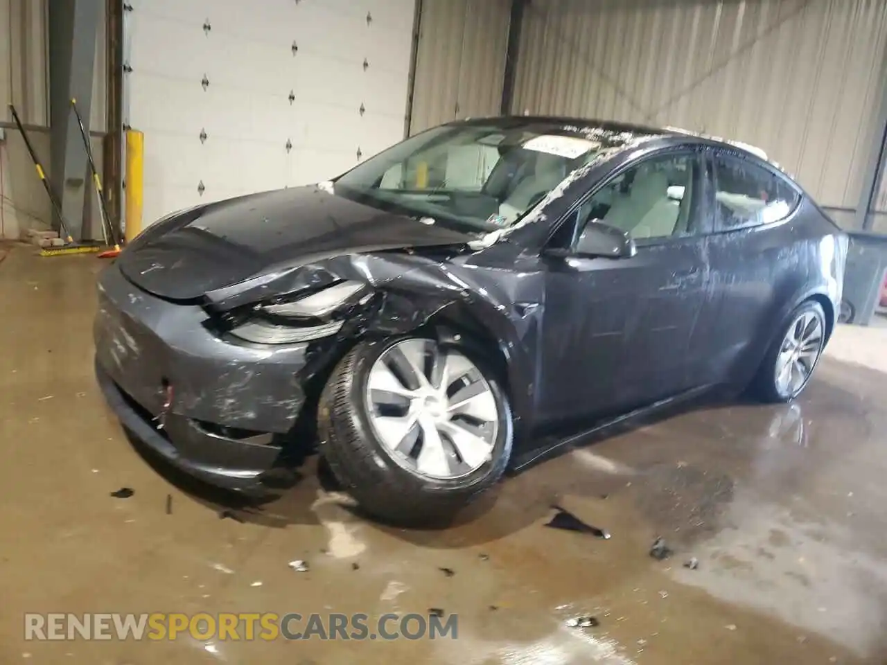 1 Photograph of a damaged car 7SAYGDEE2RA275152 TESLA MODEL Y 2024