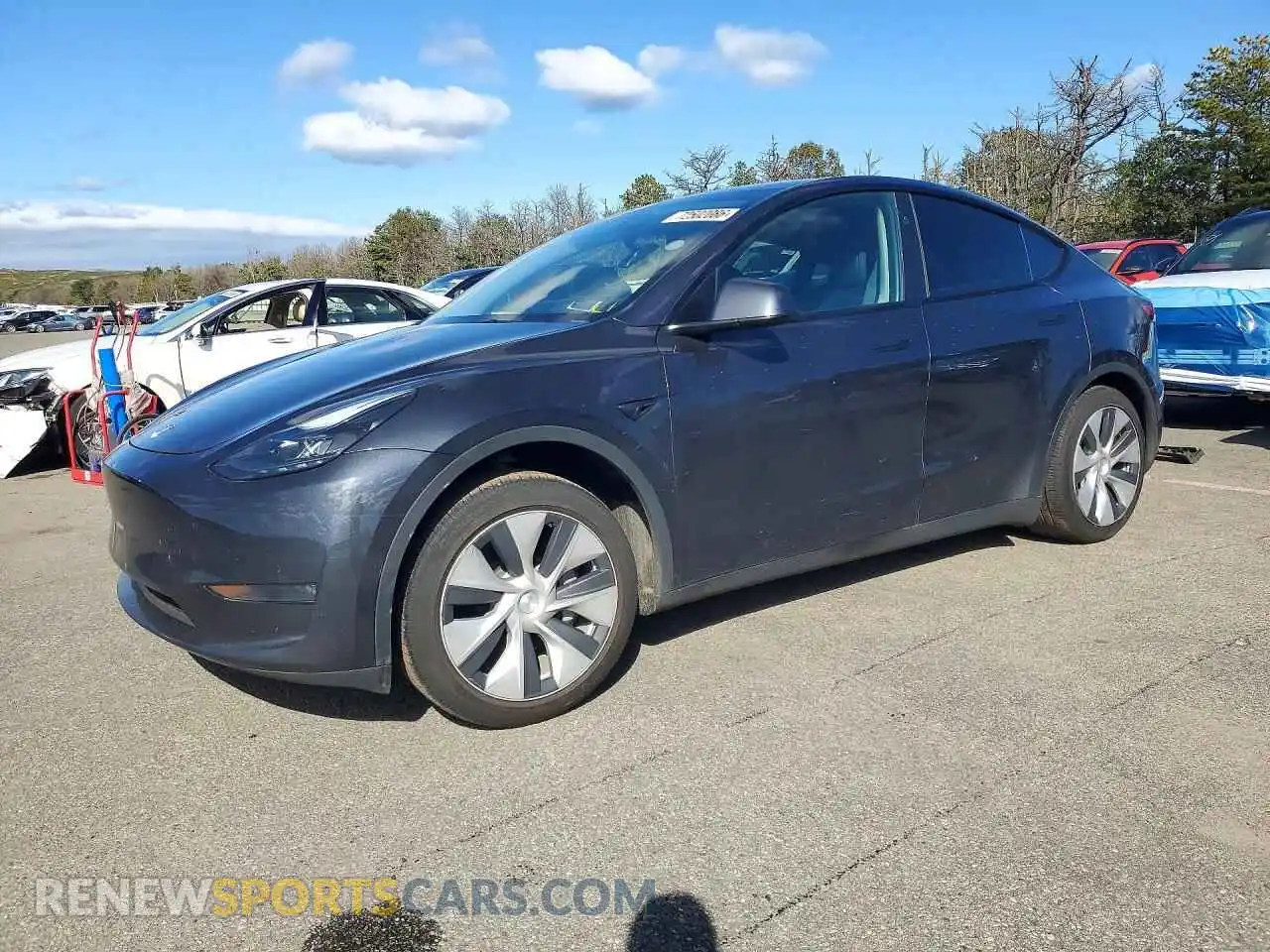 1 Photograph of a damaged car 7SAYGDEE2RA286491 TESLA MODEL Y 2024