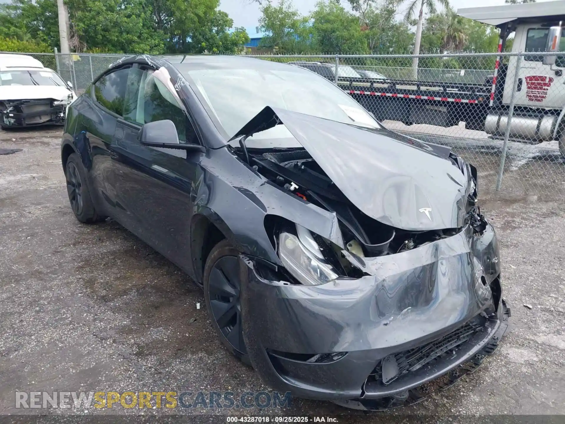 1 Photograph of a damaged car 7SAYGDEE2RA325578 TESLA MODEL Y 2024