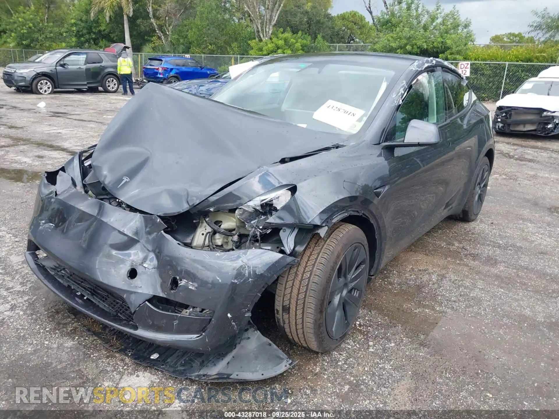 2 Photograph of a damaged car 7SAYGDEE2RA325578 TESLA MODEL Y 2024