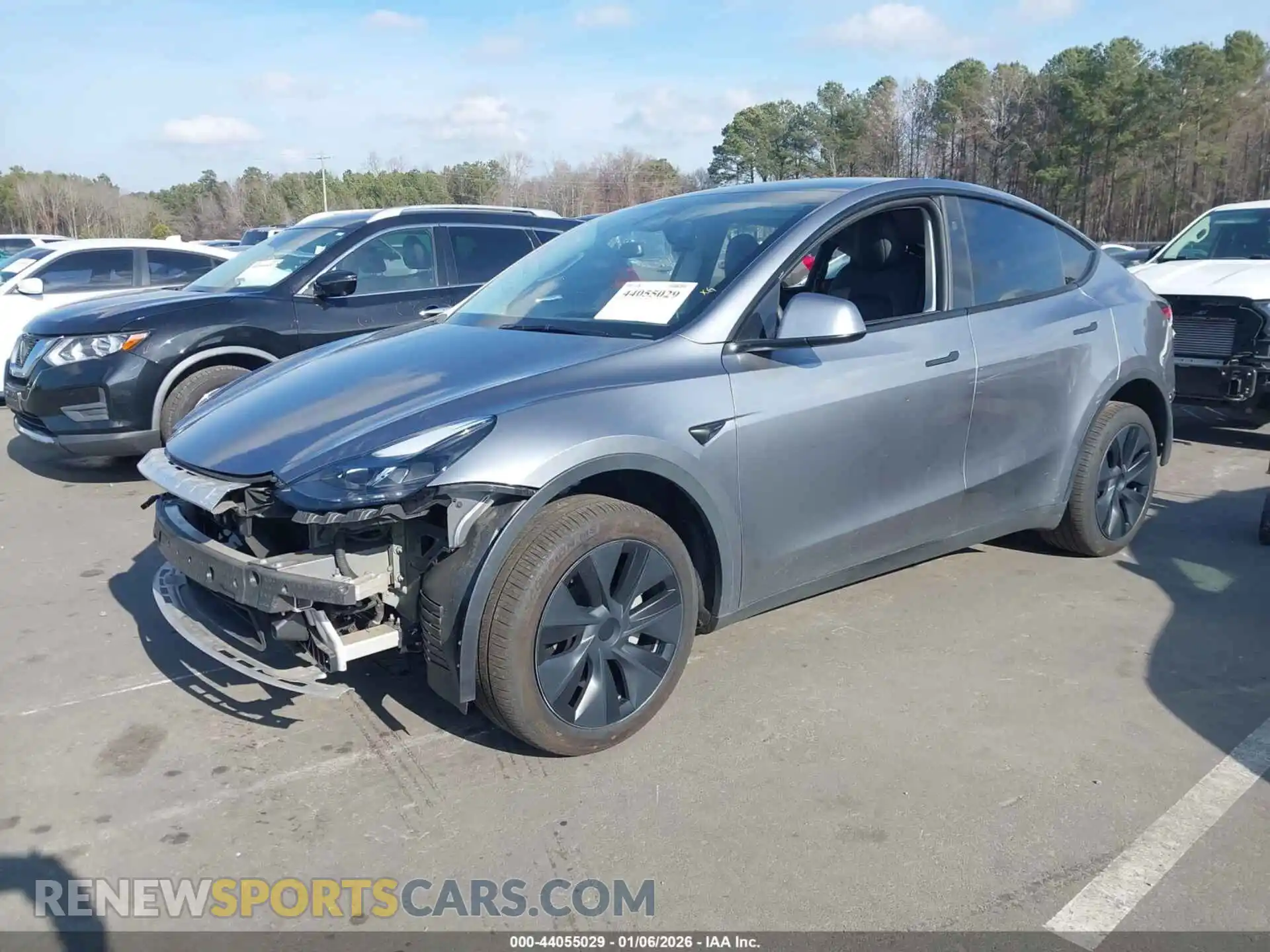 2 Photograph of a damaged car 7SAYGDEE2RA326682 TESLA MODEL Y 2024