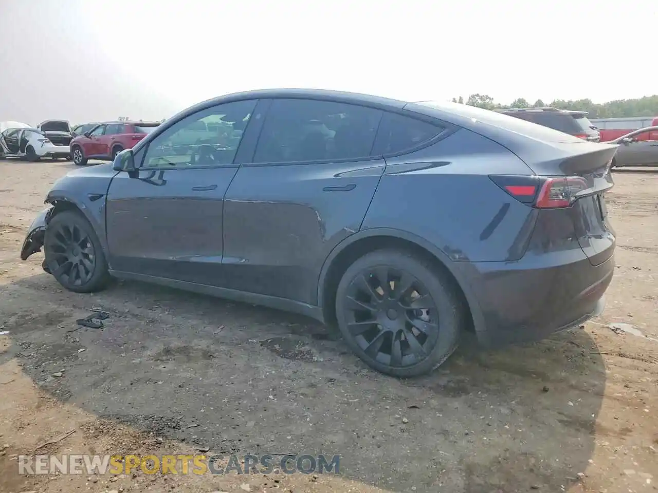 2 Photograph of a damaged car 7SAYGDEE2RF036655 TESLA MODEL Y 2024