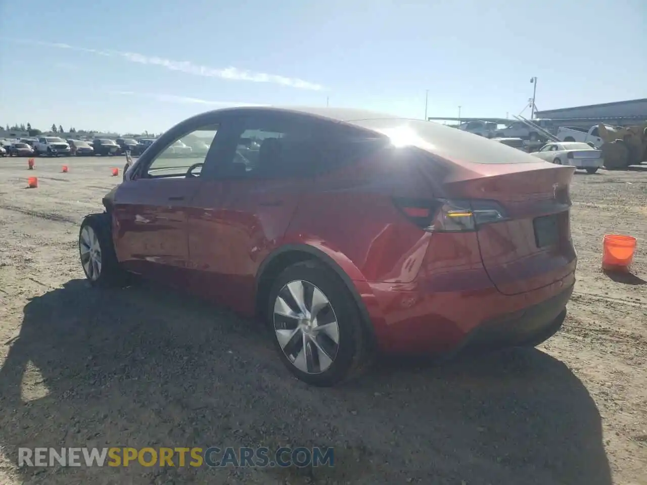 2 Photograph of a damaged car 7SAYGDEE2RF041595 TESLA MODEL Y 2024