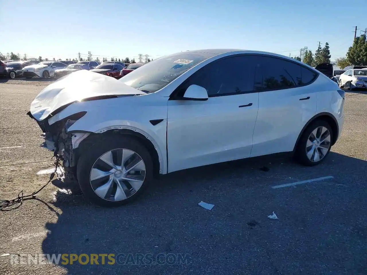 1 Photograph of a damaged car 7SAYGDEE2RF057893 TESLA MODEL Y 2024