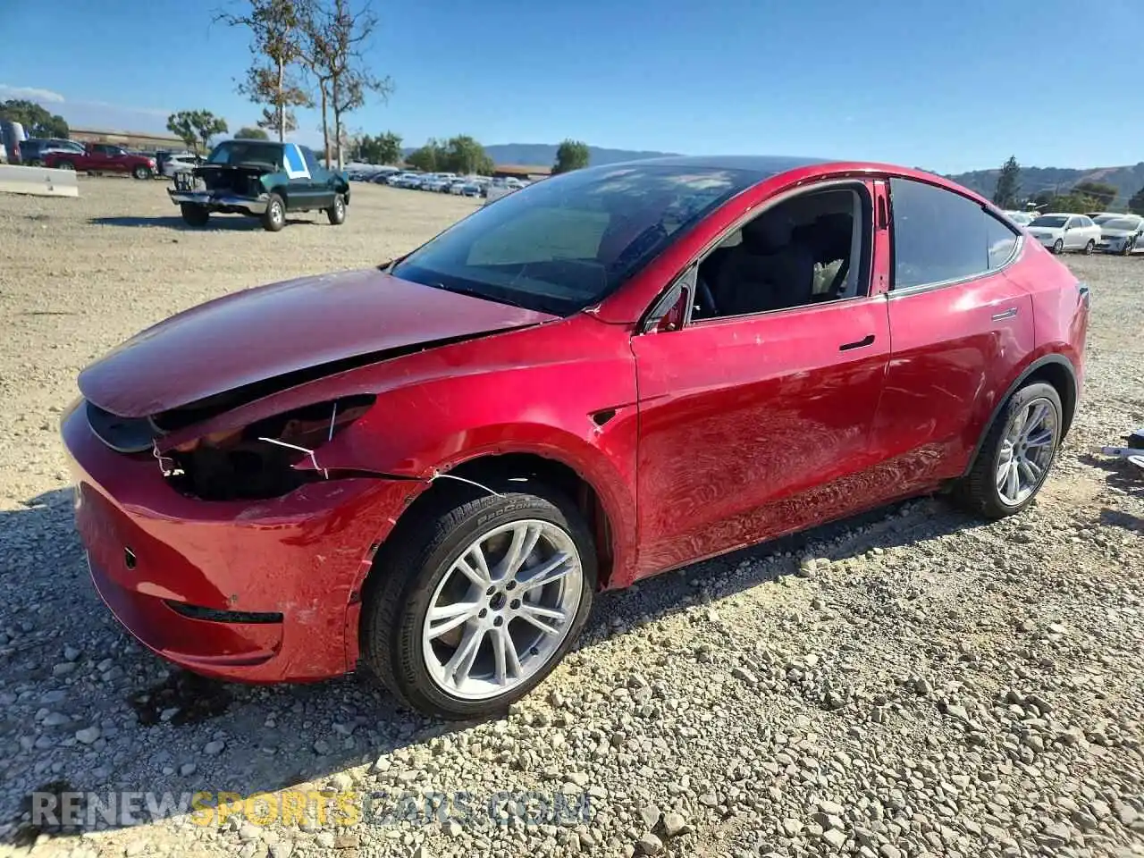 1 fotografías del automóvil dañado 7SAYGDEE2RF065900 TESLA MODEL Y 2024